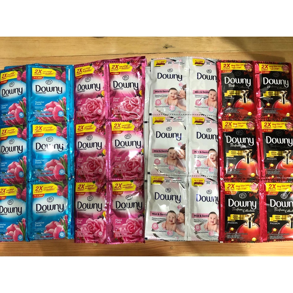 DOWNY PEWANGI DAN PELEMBUT PAKAIAN KEMASAN SACHET