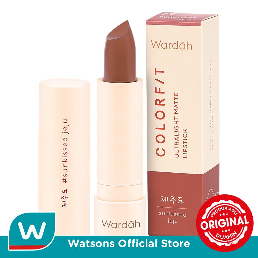 Wardah Colorfit Ultralight Matte Lipstick Korea Edition 11 Sunkissed Jeju