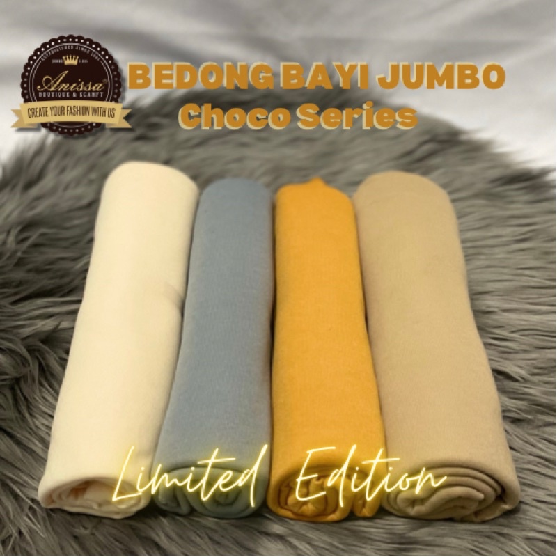 Bedong Bayi jumbo Isi 4 pcs Warna Choho Series