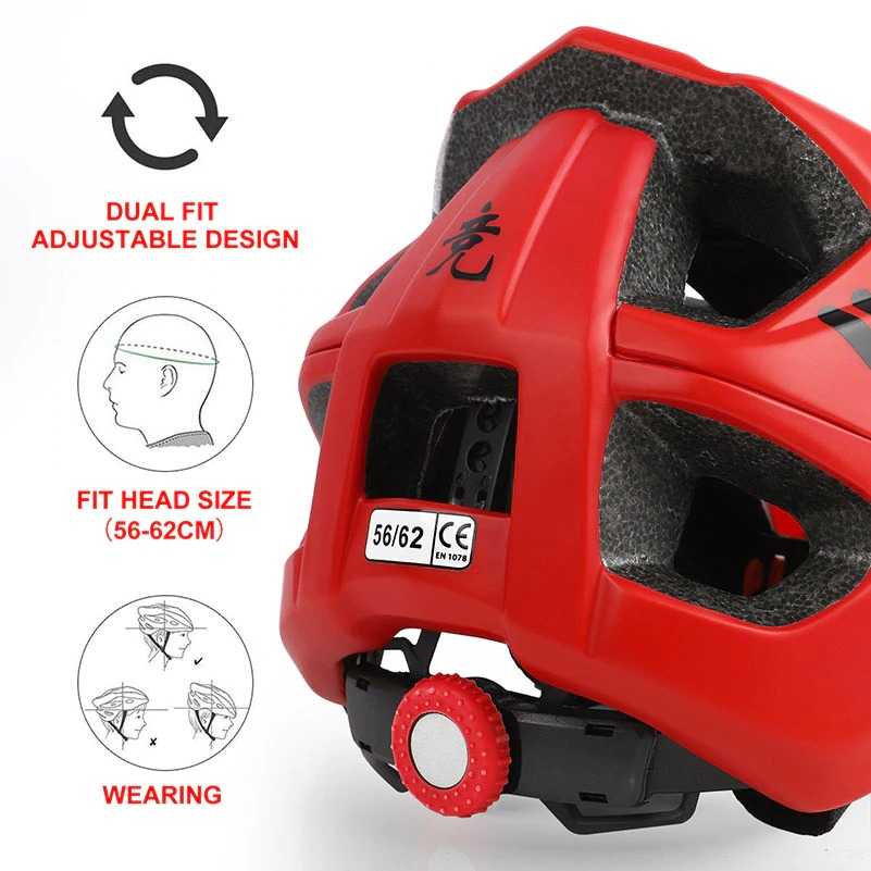 TG - HBE WEST BIKING Helm Sepeda Cycling Helmet Trail XC MTB