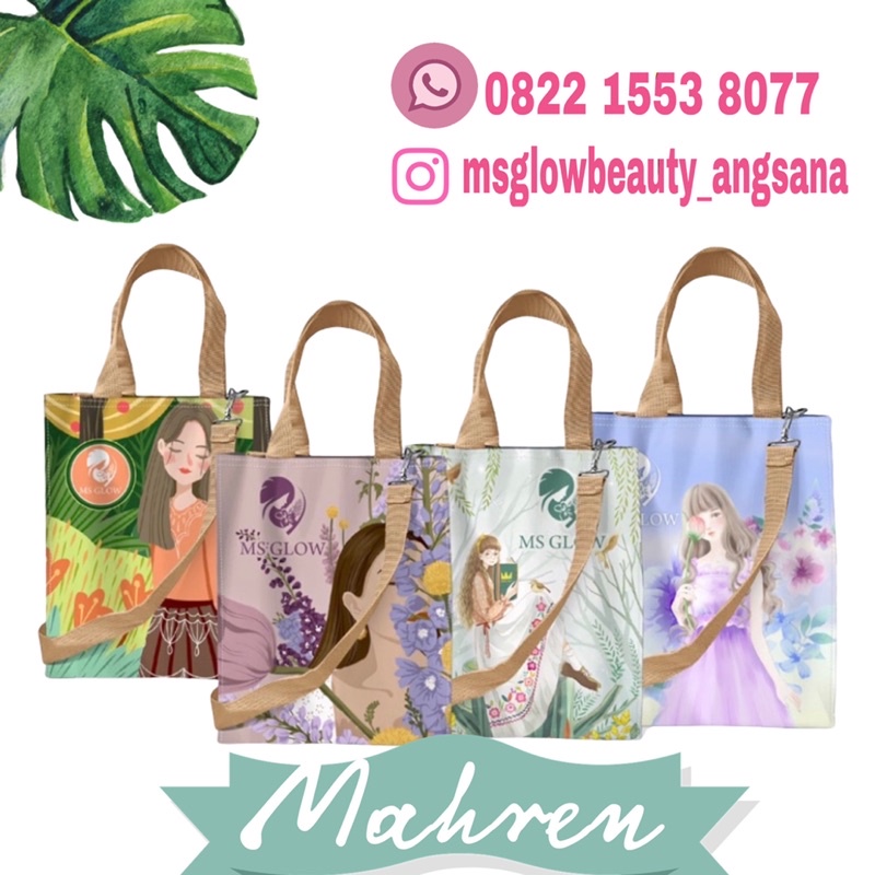 Tas Ms glow / Tote Bag Ms Glow / Gift Ms glow / Gift Tas MsGlow / Totebag Ms glow