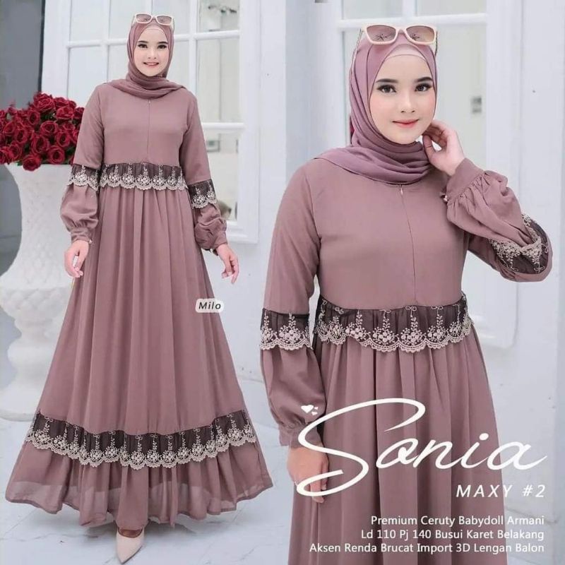 Gamis Ceruty Sania Maxy #2