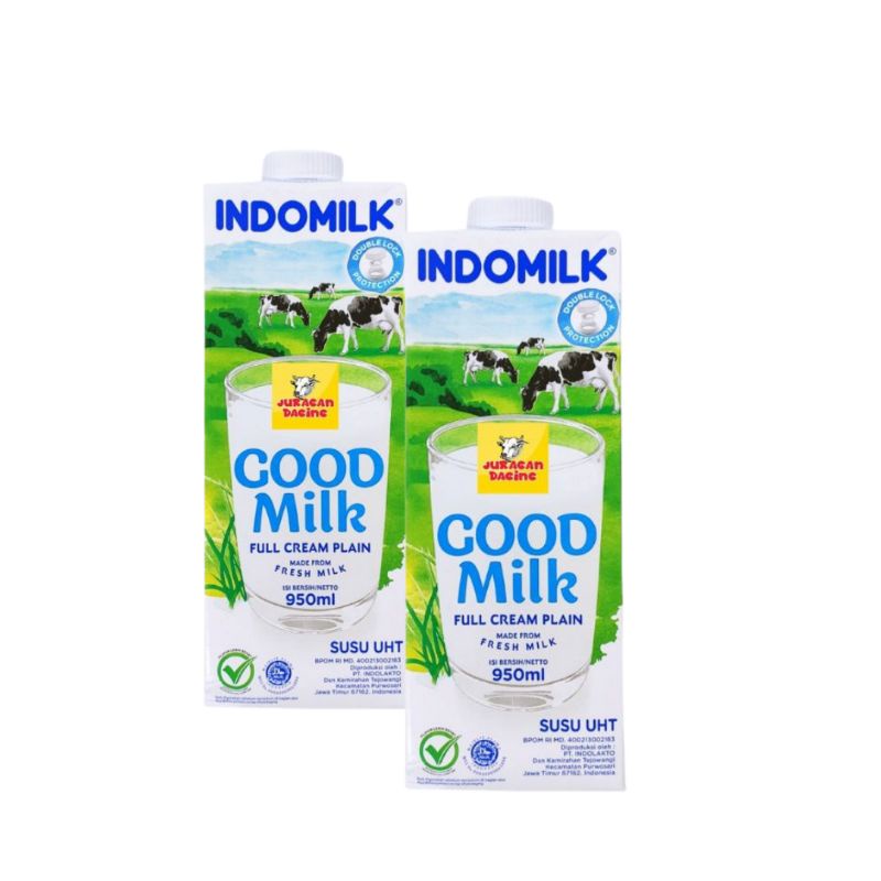 

INDOMILK PLAIN FULL CREAM 1Liter