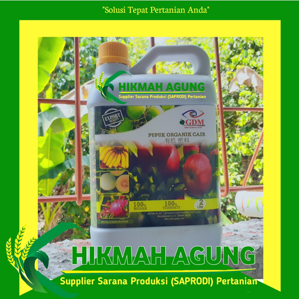 GDM Buah Pupuk Organik Cair Untuk Buah kemasan 2 Liter