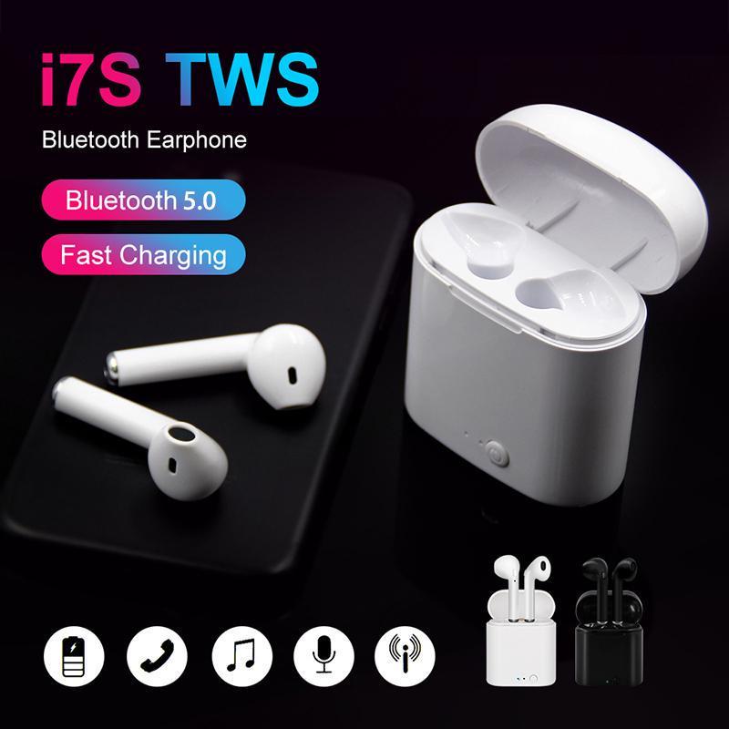 【only one day】 i7S i12 TWS Twins Wireless Headset Earphone Bluetooth Mini V4.4