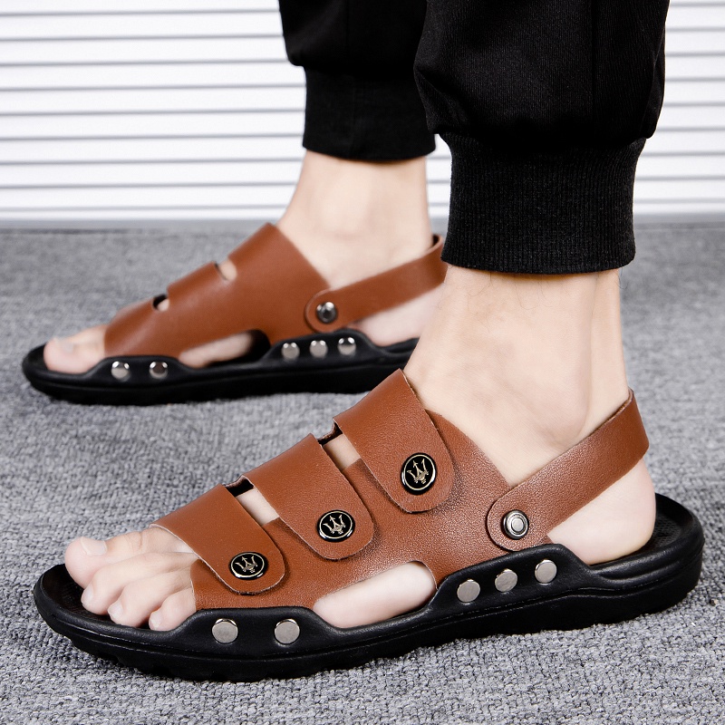 Highland Sandal Sepatu Pria Sandal Fashion Trendy Outdoor Sandal Slip On MT407