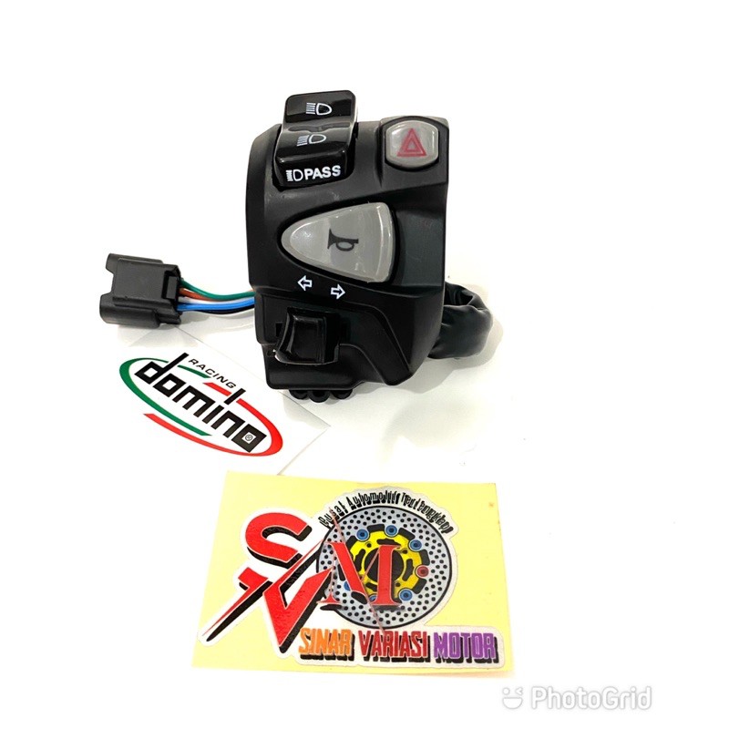 Saklar kiri domino italy vario 125-150 new pnp plus soket/saklar kiri vario 125-150 new