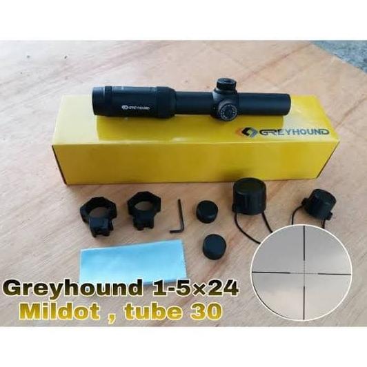 Ready stock] tele greyhound 1-5x24 mildot