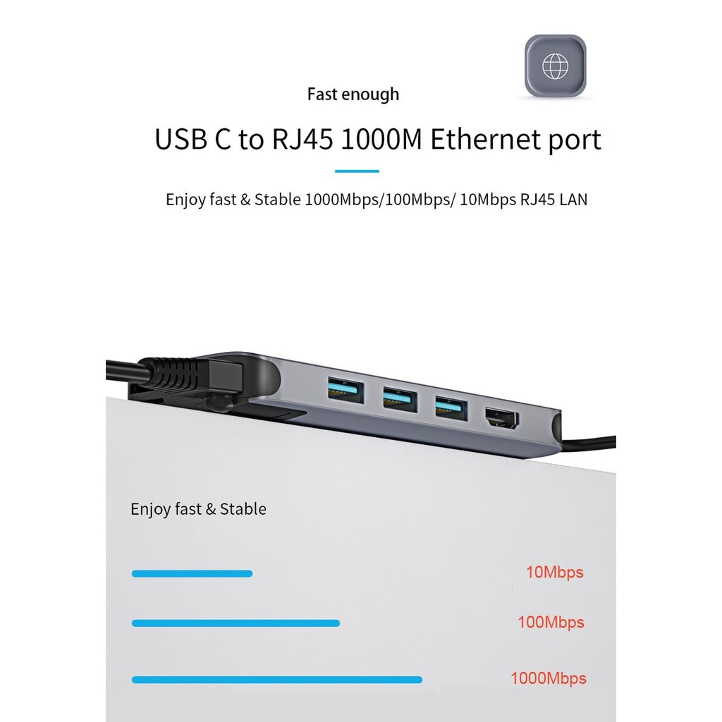 WIWU ALPHA 12 IN 1 - 12 in 1 USB-C Multifunction Converter Adapter