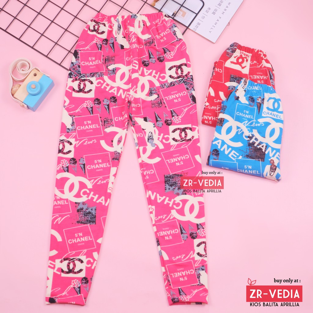 [IMPORT] Legging Nara uk 8-10 tahun / Leging Motif Celana Ketat Panjang Anak Perempuan Premium