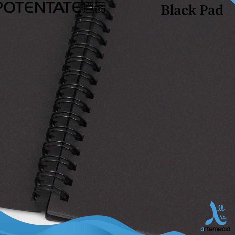 

Free Shipment Buku Sketsa Potentate Black Paper A5 Wire Bound Sketchbook