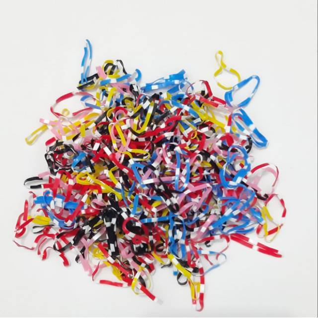 5 GRAM KARET JEPANG (75-85 PCS) / IKAT RAMBUT / KUNCIR RAMBUT / KARET RAMBUT