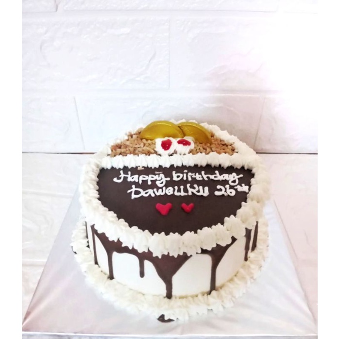 

kue tart ultah 14cm