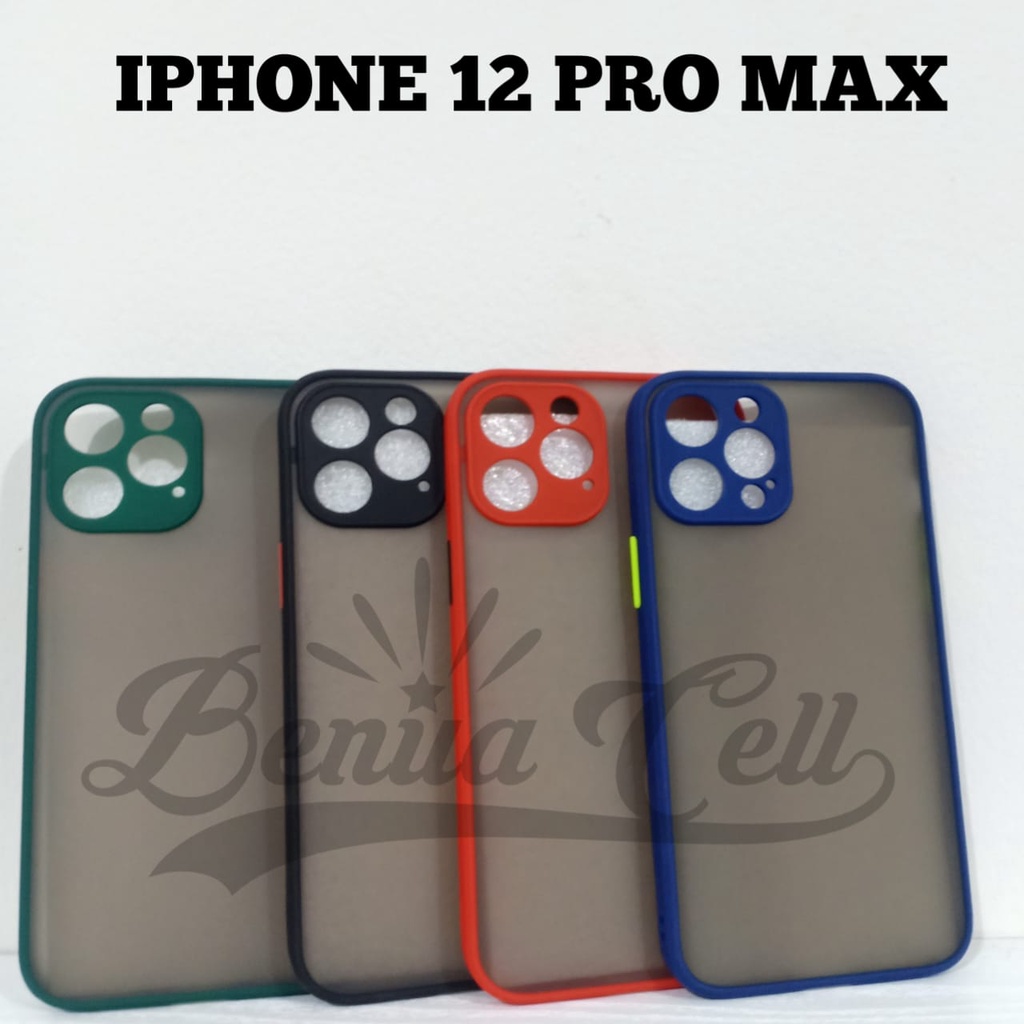 SOFTCASE IPHONE 12 PRO MAX - CASE MATTE FULL COLOR IPHONE 12 PRO MAX - BC