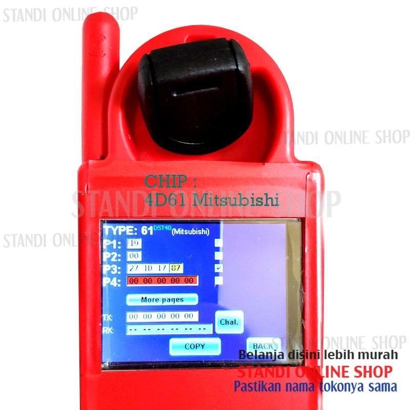 Casing Kunci Key Shell Blank Bahan Kunci Mitsubishi Lancer Chip 4D61