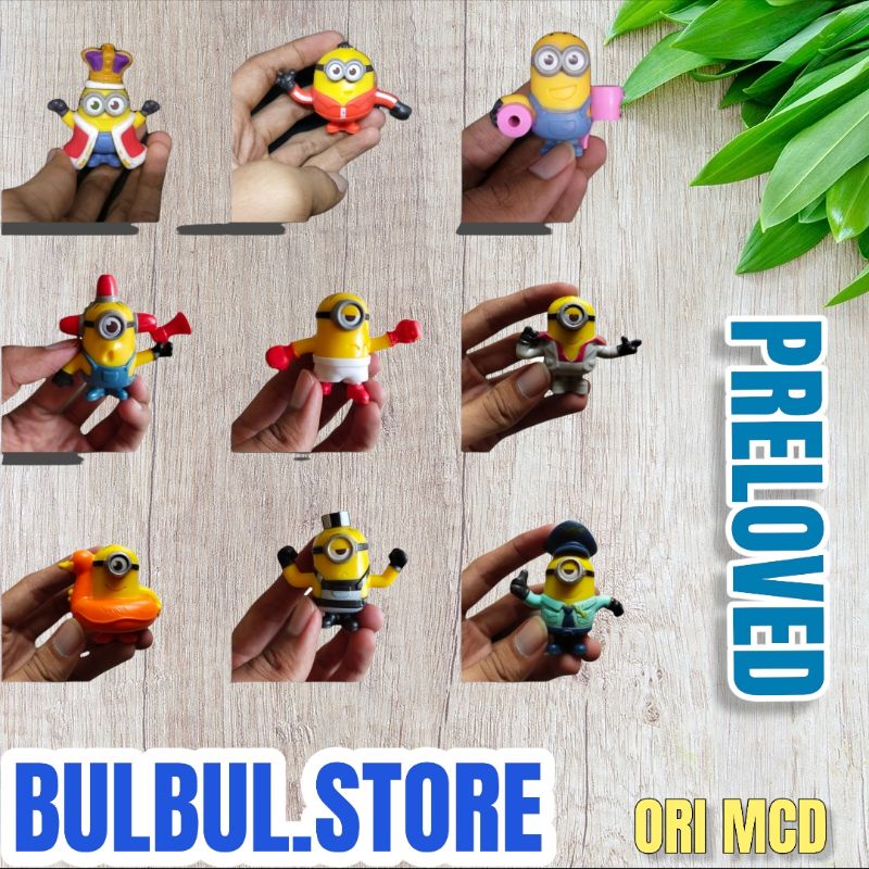 Mainan Minions the Rise Of Gru Happy Meals McDonalds mcd Gold Reguler Agnes ungu Minion  Happy Meal 