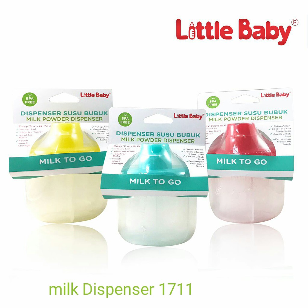 LITTLE BABY MILK POWDER DISPENSER/ KONTAINER TEMPAT SUSU BUBUK BULAT (1711 )