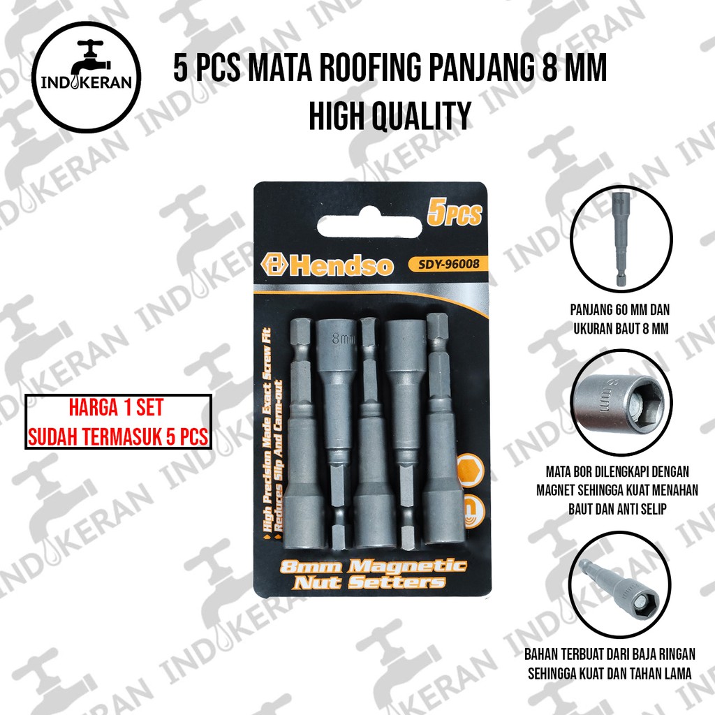 INDOKERAN - Mata Roofing Pendek/Panjang - 5 Pcs - High Quality