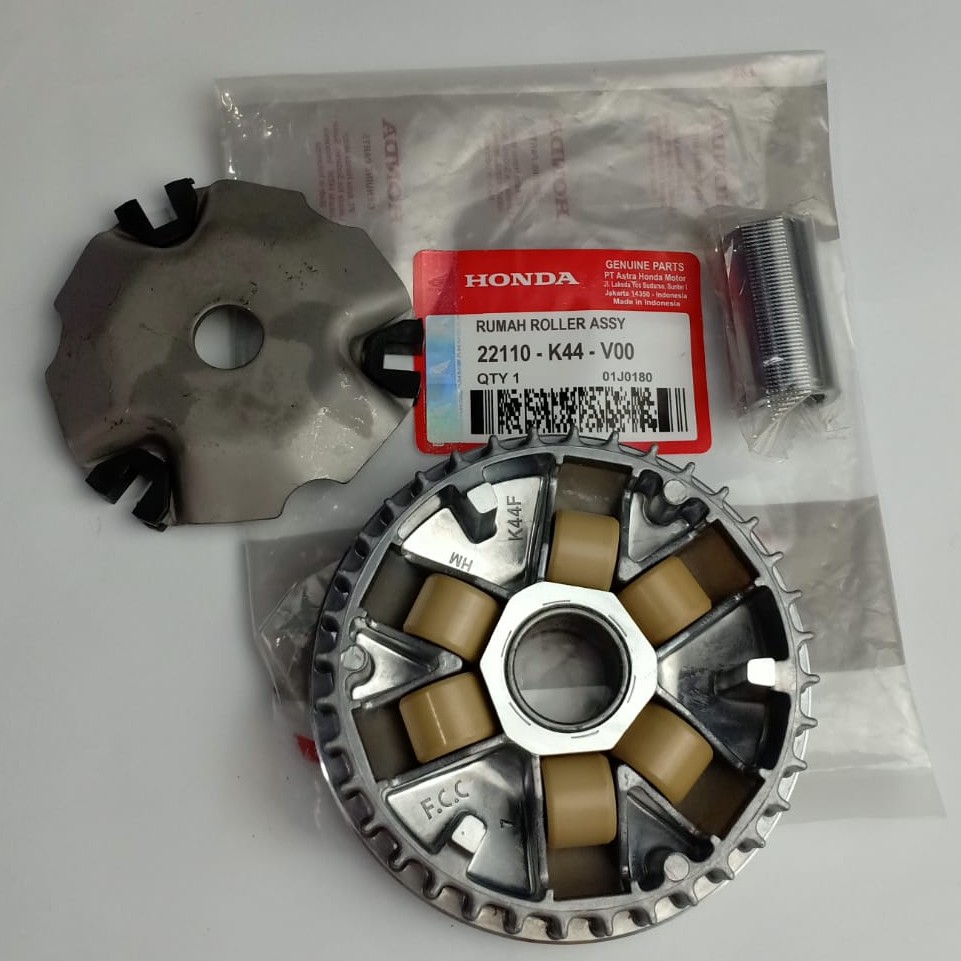 Rumah Roller Assy Full set Honda Beat sporty Fi esp Beat pop  Vario 110 esp 22110-K44-V00