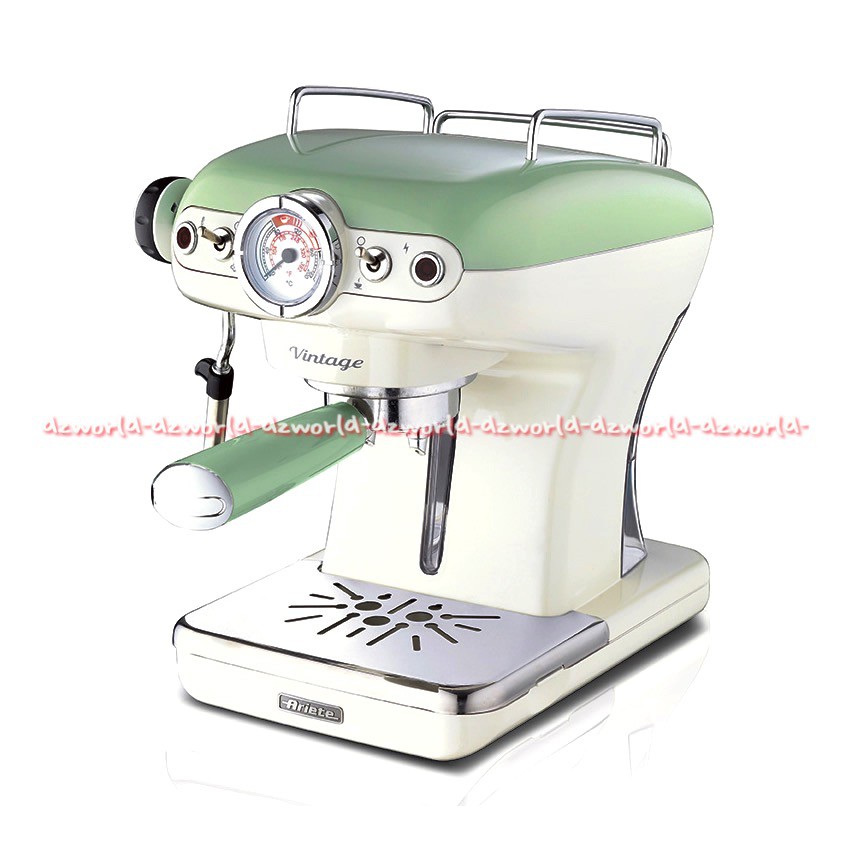 Ariete Vintage Espresso 1389 Verde Alat Pembuat Kopi Espresso Yang Mudah Digunakan