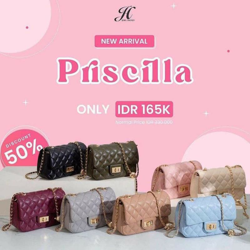 Priscilla Bag Tas Selempang jims Honey