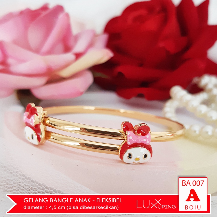 BA 007 Gelang Anak Murah Gelang Kitty Warna Lucu Perhiasan Set Anak Xuping Kado Bayi Luxx Xuping