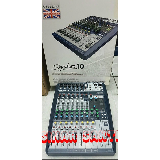 Murah Mixer Soundcraft Signature 10 ( ORIGINAL )