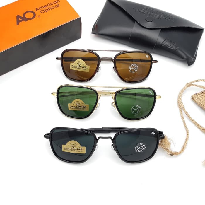 SALE Kacamata Sunglass Pilot - AO American Optical PILOT Large 56mm
