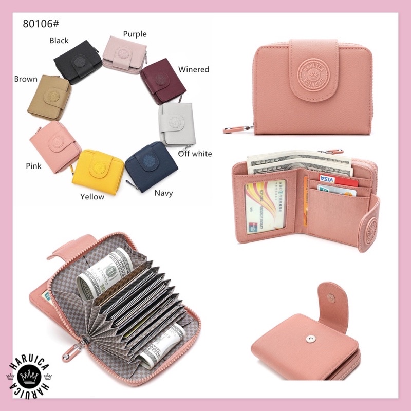 HARUICA WALLET 80106 - Dompet Lipat - Dompet Kartu