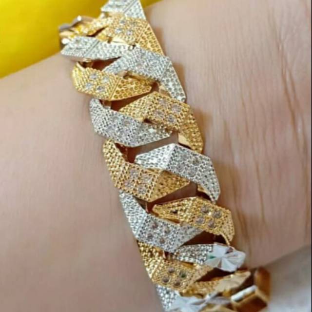 Xuping gelang lapis emas 24K 1801