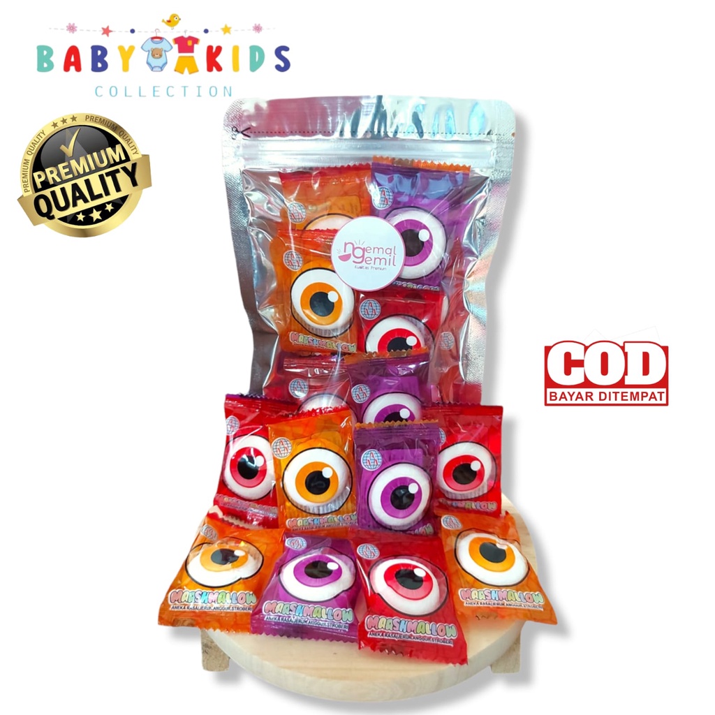 

Marshmallow Bola Mata Viral | Marshmallow Eyeball Aneka Rasa Buah Kualitas Premium