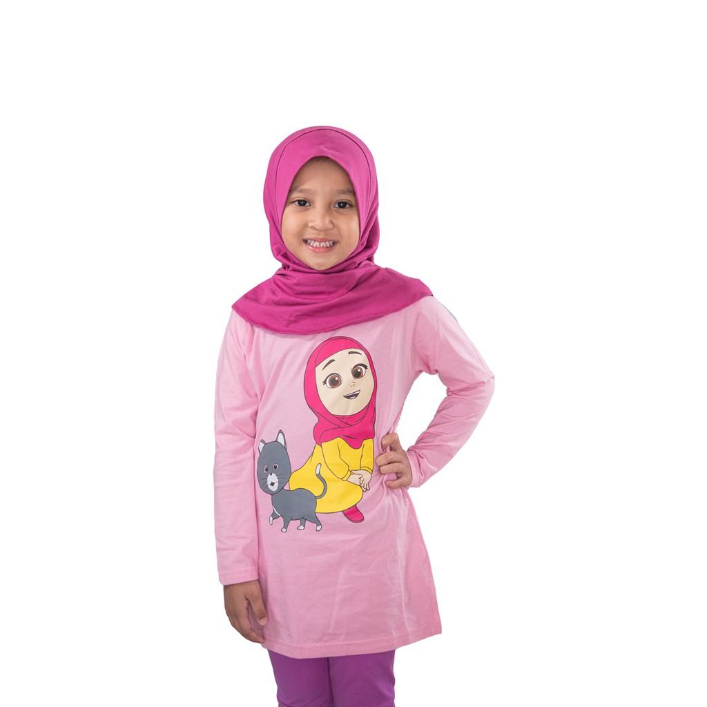 

Nussa - Kaos Rara Antta Lengan Panjang - Pink