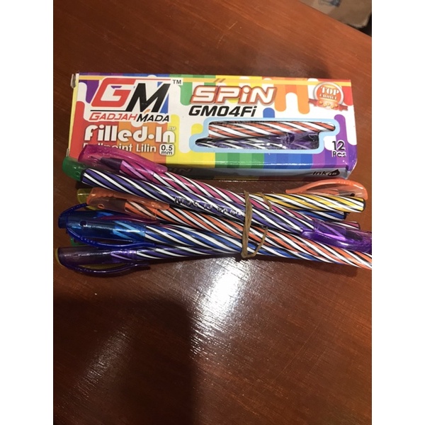 

pen ulir tinta hitam 0.5mm/ 12pcs