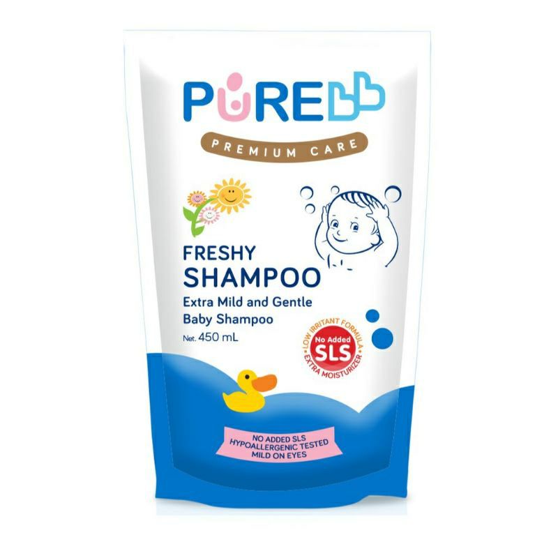 PureBB Shampoo Fruity &amp; Freshy 450 ML Reffil / Shampoo 450ml