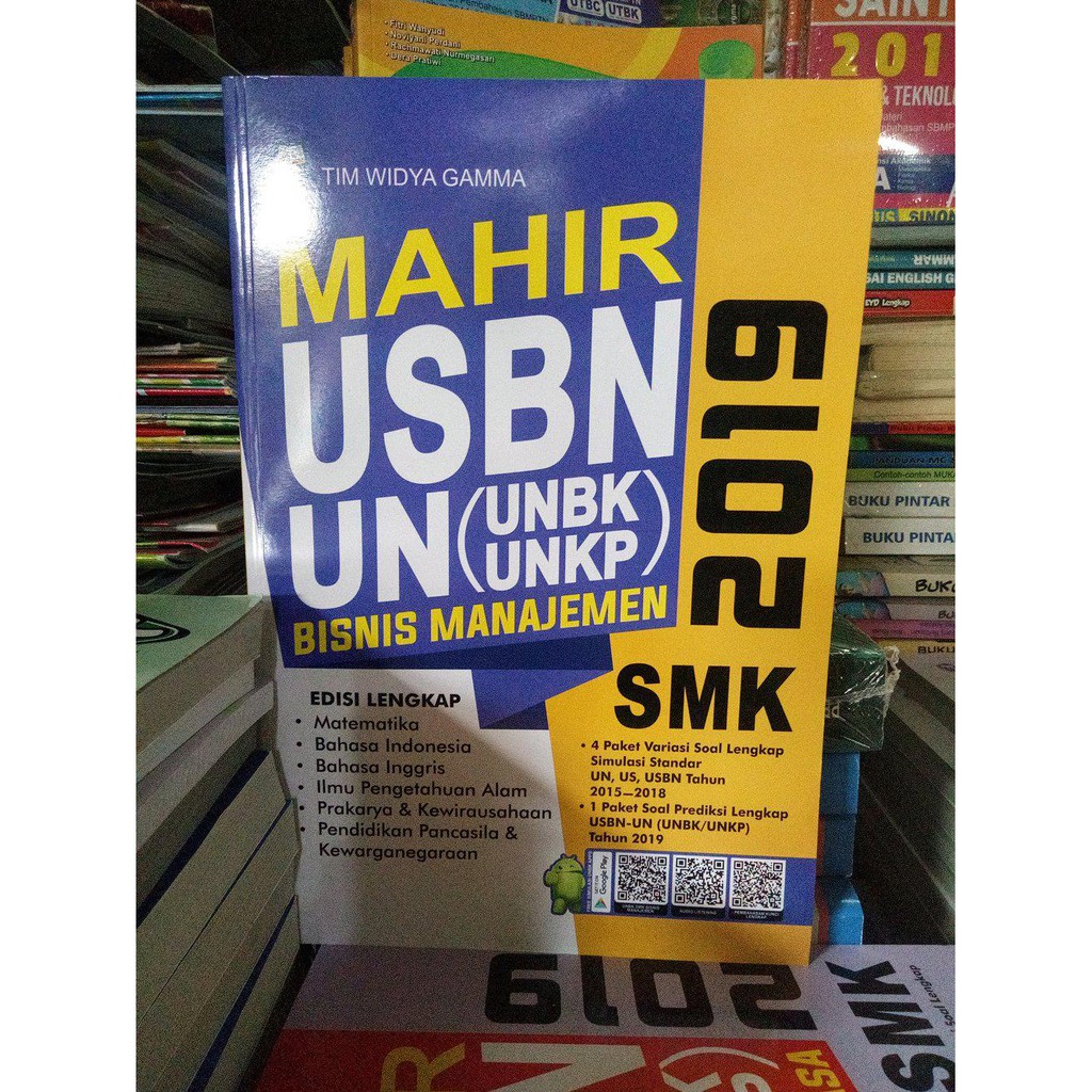 Jual buku Mahir USBN UN SMK BISNIS MANAJEMEN 2019.