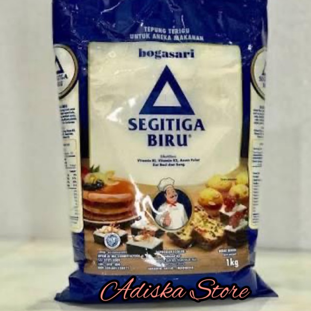 Jual Tepung Terigu Segitiga Biru Premium 1kg Shopee Indonesia 9908