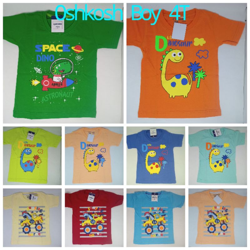 Kaos Anak  Oskosh Cowok Cewek Murah BOLEH Pilih Warna dan Motif