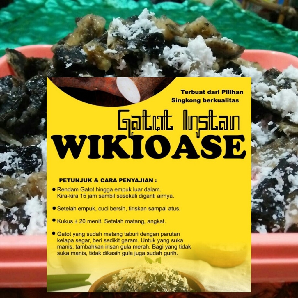 

Makanan Tradisional Gatot Instan Khas Malang Wikioase Enak Kenyil-kenyil