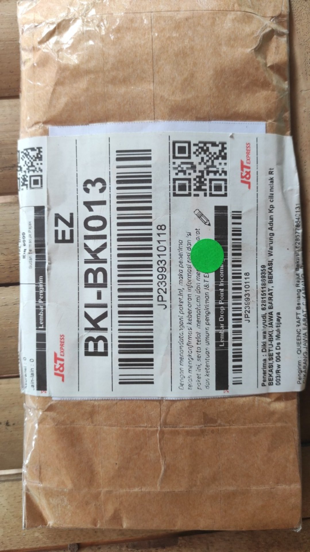 (1pc) Kuncian Sodok/buckle Plastik 2,5cm