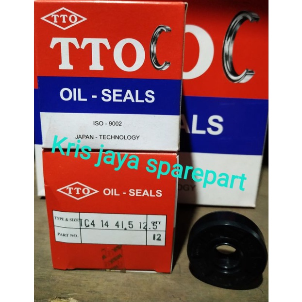 oil seal shock breaker belakang yamaha Byson seri Tc4 14 41,5 12,5 merk tto