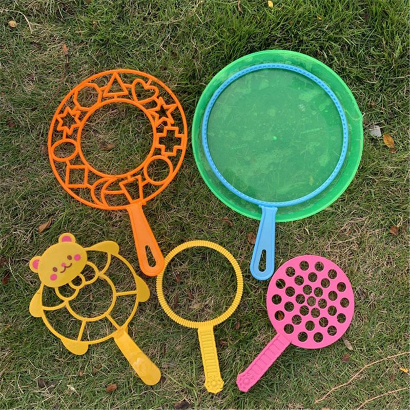 Mary 6Pcs Bubble Wand Making for Giant Bubble Summer Mainan Anak Interaktif G