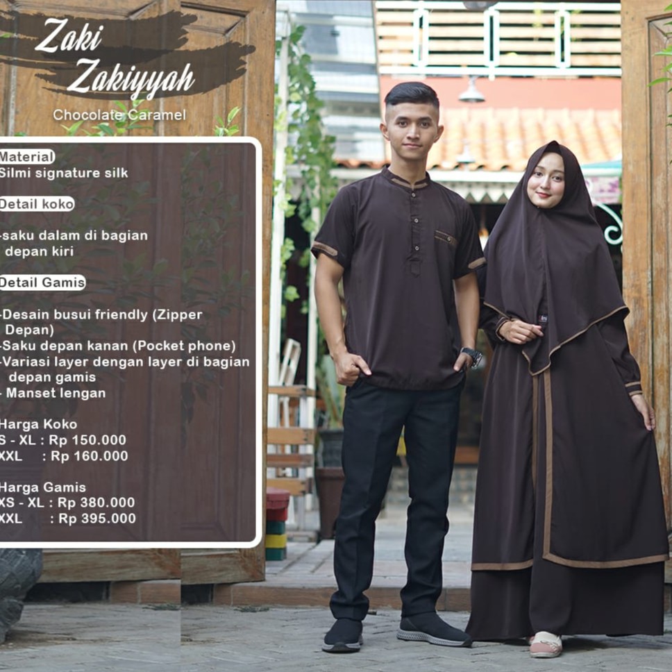 Obral Cuci Gudang Gamis Syari Couple 1