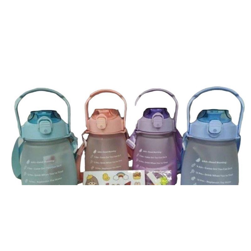 botol minum gradasi 1,2 liter / botol viral/botol gemoy