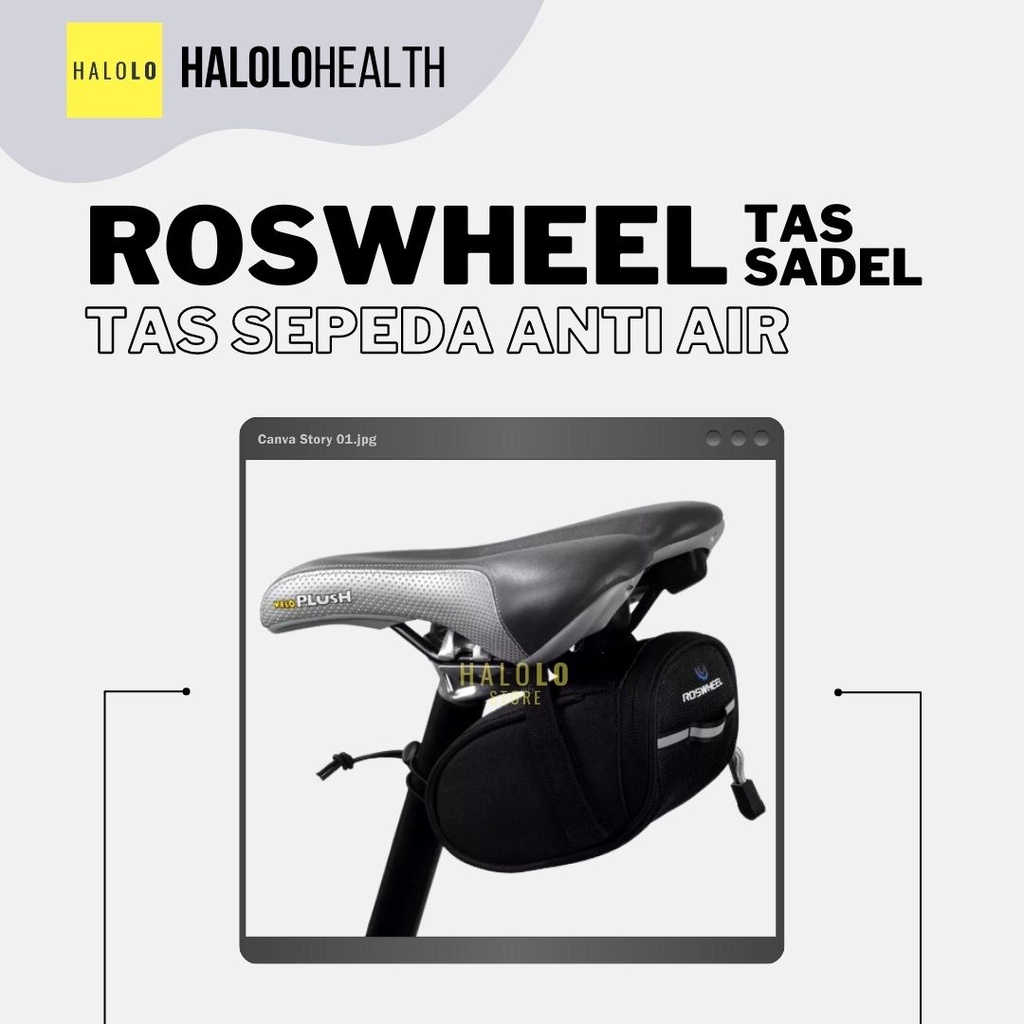 Tas Sepeda Lipat MTB Gunung Roadbike Bawah Sadel Waterproof ROSWHEEL