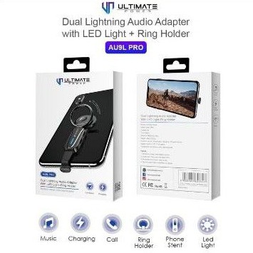 Ultimate Audio Converter iPhone to Dual Lightning Charger ,Call Music &amp; Games Open mic