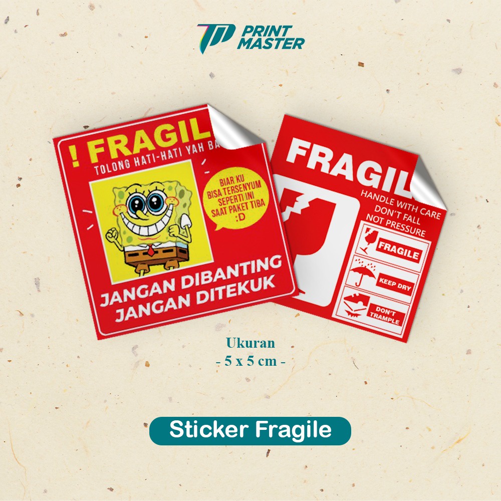 Stiker Fragile / Pecah Belah / Jangan Di Banting