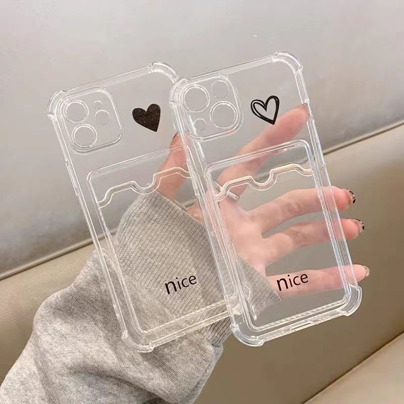 Soft Case Silikon TPU Transparan Shockproof Cover IPhone 14 13 12 11 10 Pro XS Max X XR 8 7 6 6S Plus