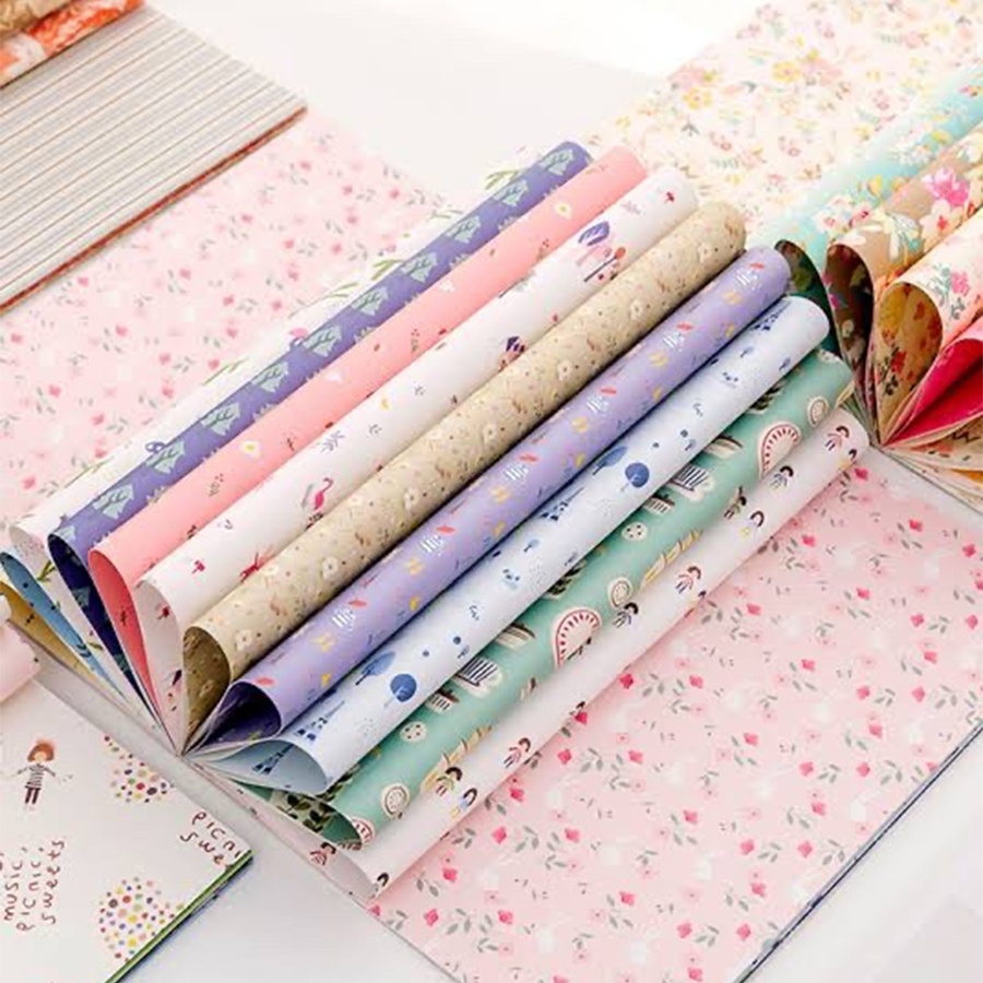 Kertas Kado Gift Wrap Packing Paket Hadiah Bayi Variasi Motif Terbaru