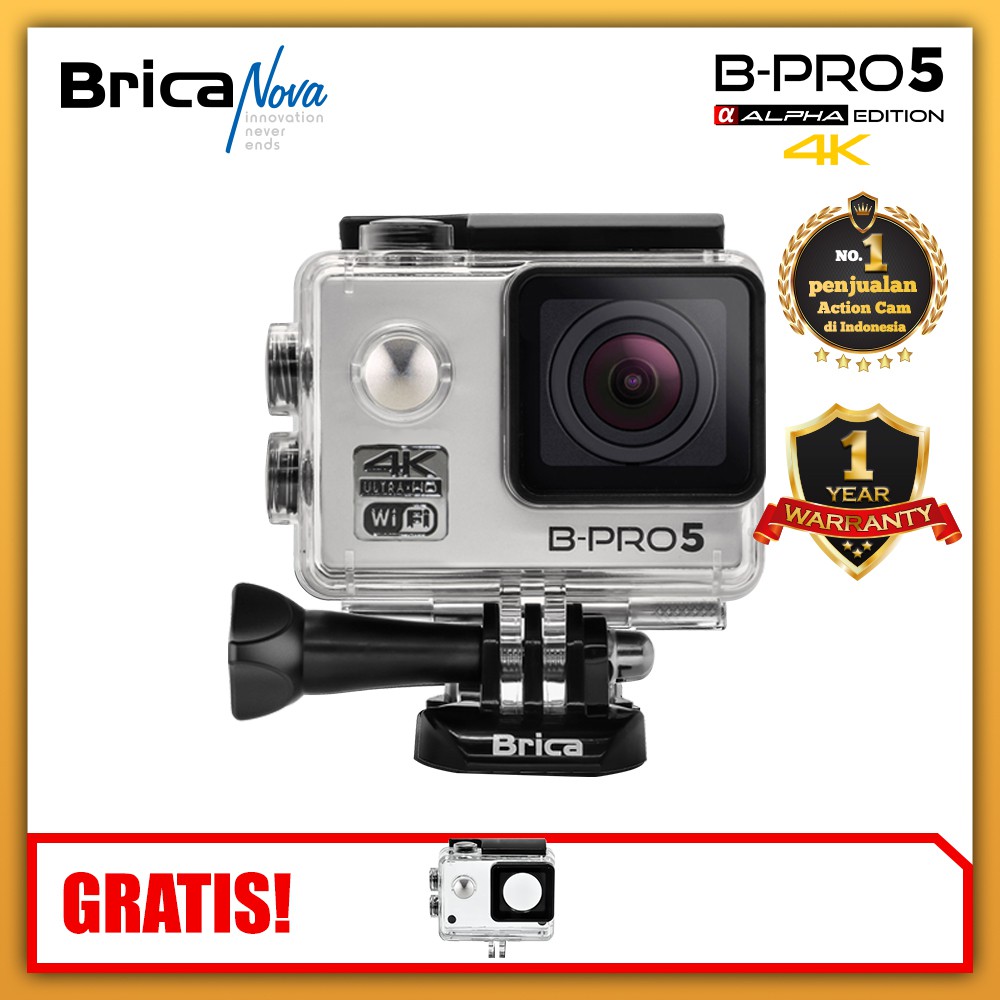 Brica B-Pro 5 Alpha Edition 1 4K (AE1 4K) Silver 2" Inch