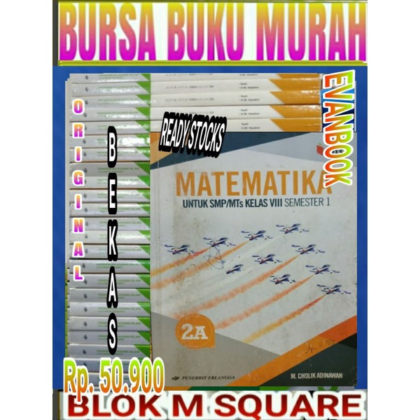 

Buku matematika semester 1 untuk SMP kelas 2 VIII 8 kurikulum 2013 edisi revisi erlangga